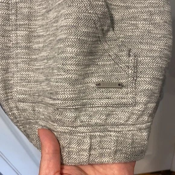 Prana Herringbone Print Full Zip Hoodie EUC - Picture 8 of 16